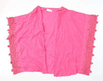 Womens UK Size 12 NEXT Pink Cape Jumper
