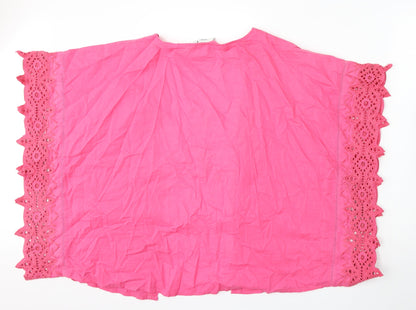 Womens UK Size 12 NEXT Pink Cape Jumper