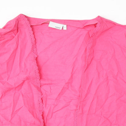 Womens UK Size 12 NEXT Pink Cape Jumper