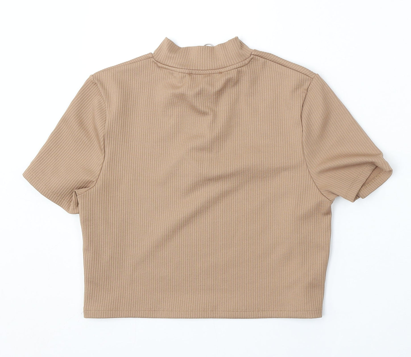 Primark Womens Brown Collared  Polyester Pullover Jumper Size S