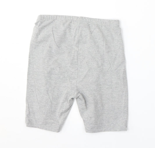 Primark Womens Grey  Polyester Sweat Shorts Size 6 L5 in Regular