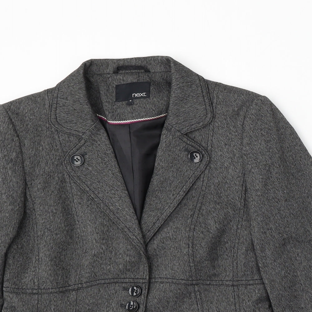 NEXT Womens Grey  Polyester Jacket Suit Size 10