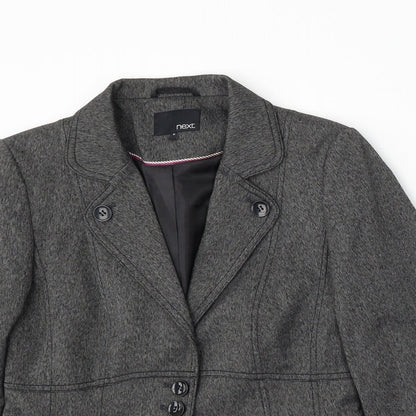 NEXT Womens Grey  Polyester Jacket Suit Size 10