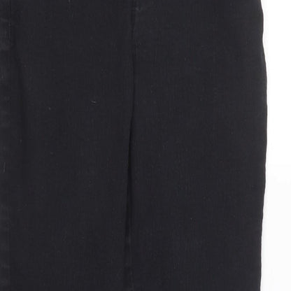 Dorothy Perkins Womens Black  Cotton Skinny Jeans Size 10 L28 in Regular