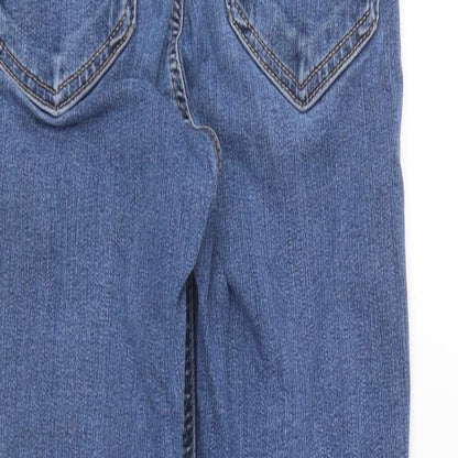 Womens UK Size 25 in Preworn Regular Fit Skinny Blue Jeans