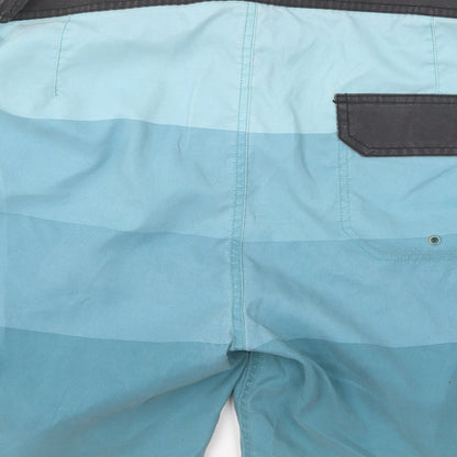 Preworn Womens Blue  Polyester Athletic Shorts Size 2XL L19 in Regular