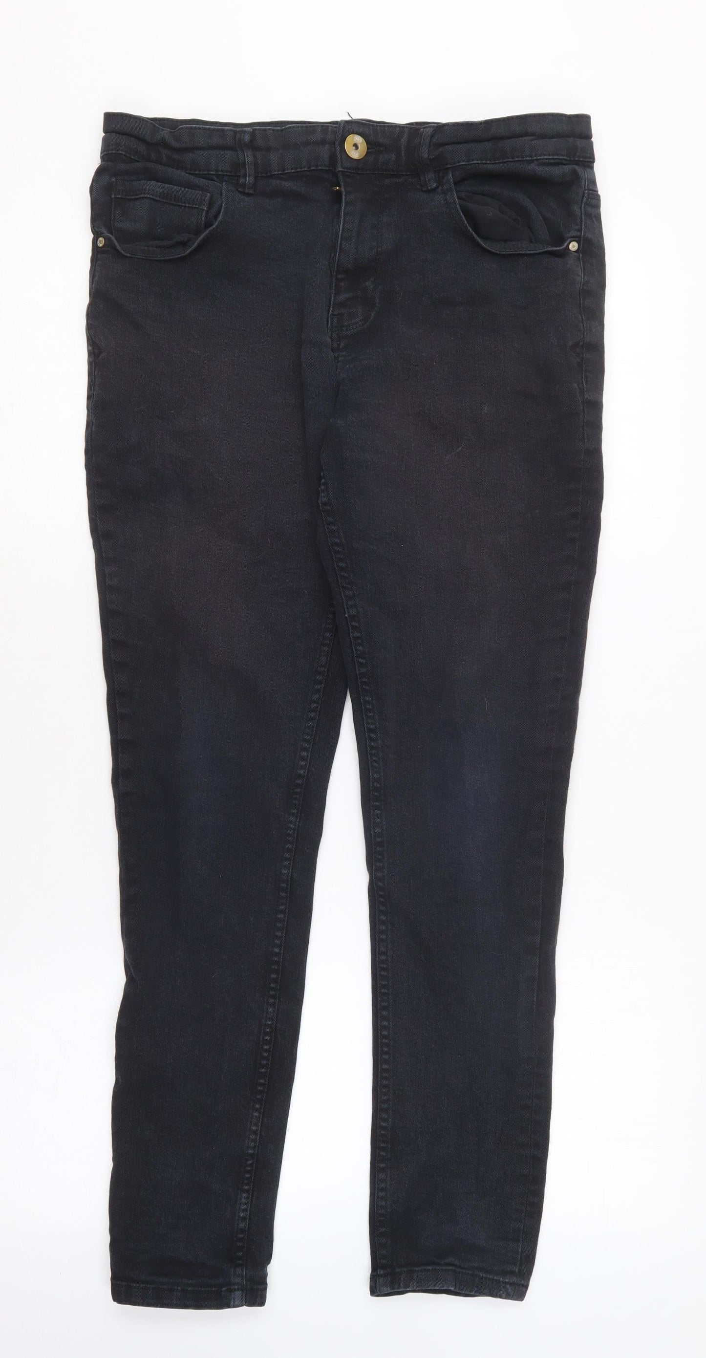 George Womens Blue  Cotton Skinny Jeans Size 32 in L28 in Regular