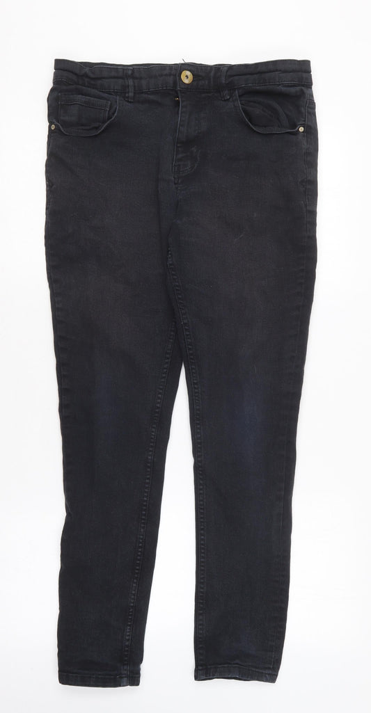 George Womens Blue  Cotton Skinny Jeans Size 32 in L28 in Regular