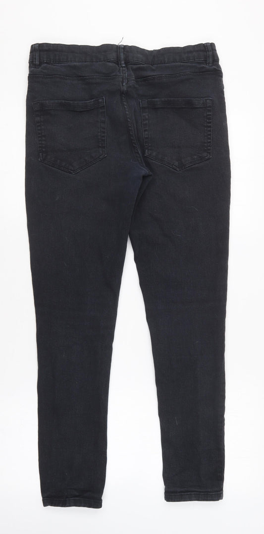 George Womens Blue  Cotton Skinny Jeans Size 32 in L28 in Regular