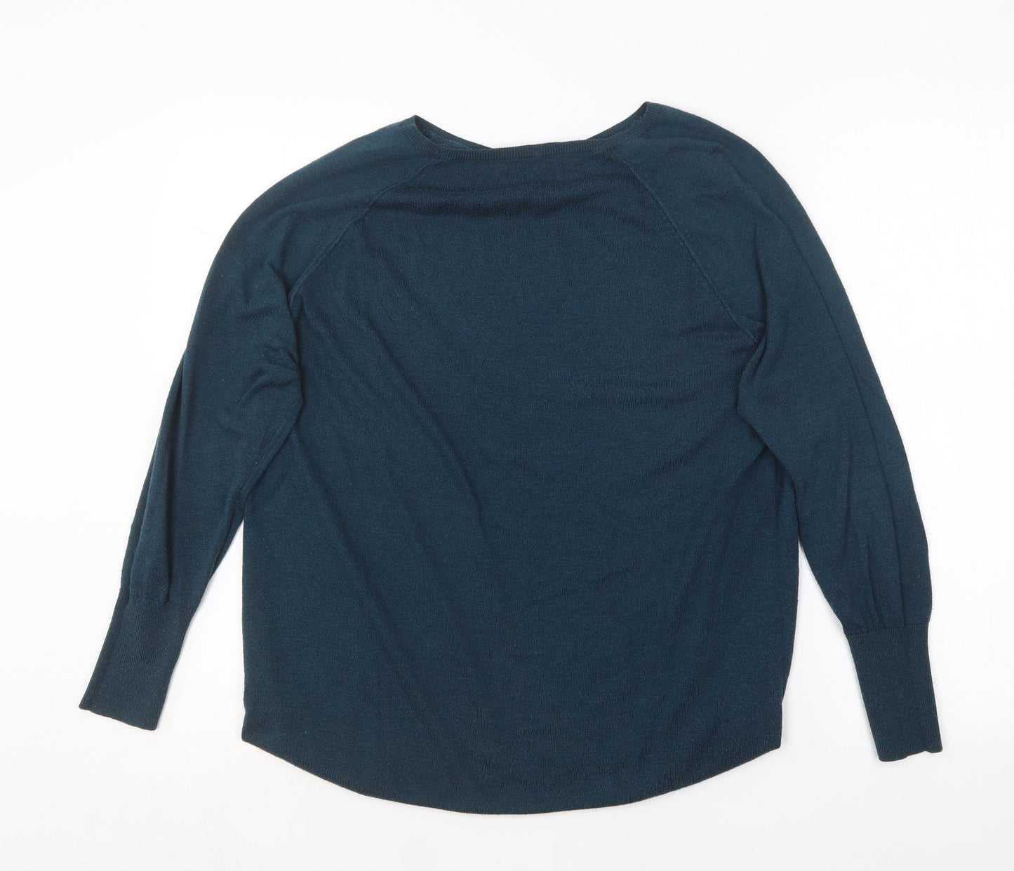 Womens UK Size 14 Oasis Blue Pullover Jumper