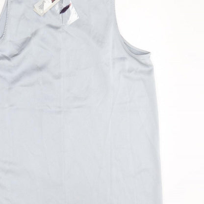 Womens UK Size 14 River Island Blue Basic Blouse