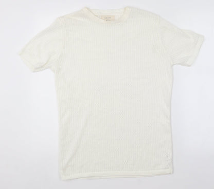 Womens UK Size S River Island White Pullover Jumper
