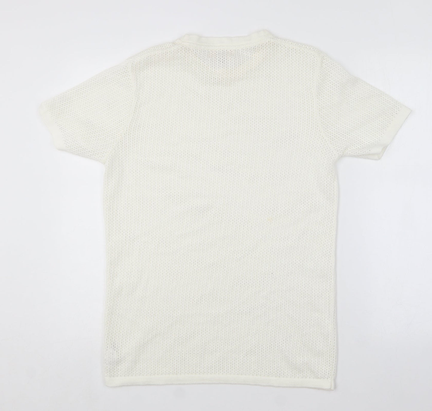 Womens UK Size S River Island White Pullover Jumper