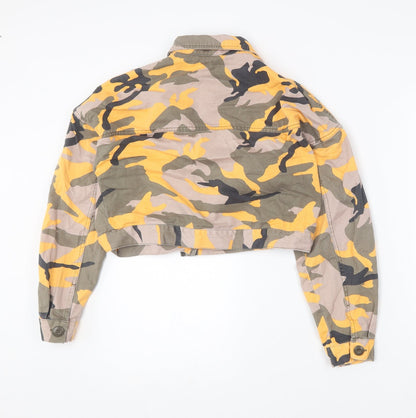 Pull&Bear Womens Multicoloured Camouflage  Jacket  Size S