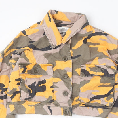 Pull&Bear Womens Multicoloured Camouflage  Jacket  Size S