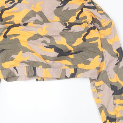 Pull&Bear Womens Multicoloured Camouflage  Jacket  Size S