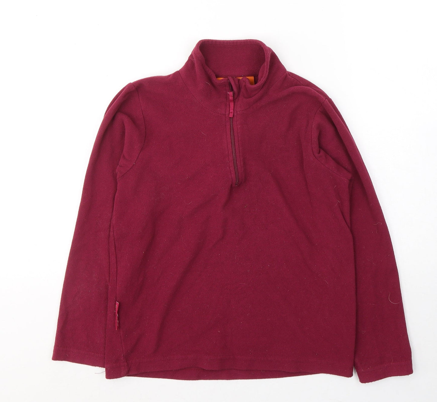 Moutain Warehouse Girls Red  Polyester Pullover Sweatshirt Size 9-10 Years  Pullover - Unisex
