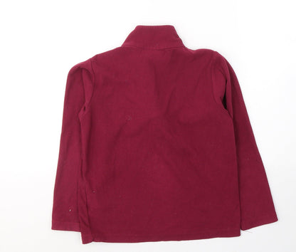 Moutain Warehouse Girls Red  Polyester Pullover Sweatshirt Size 9-10 Years  Pullover - Unisex