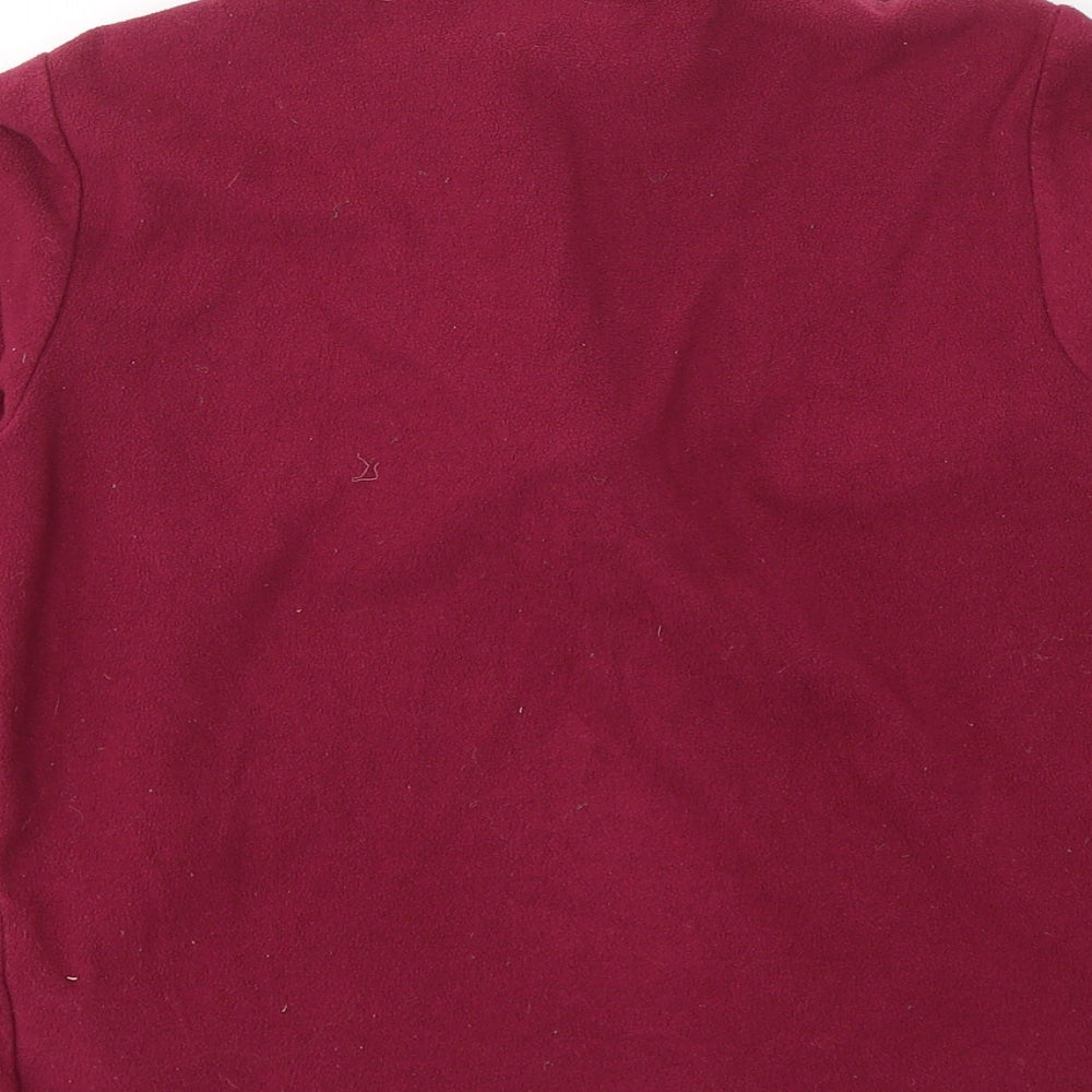 Moutain Warehouse Girls Red  Polyester Pullover Sweatshirt Size 9-10 Years  Pullover - Unisex