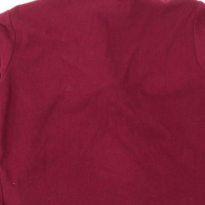 Moutain Warehouse Girls Red  Polyester Pullover Sweatshirt Size 9-10 Years  Pullover - Unisex