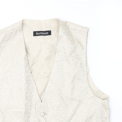 Mens UK Size 38 MASTERHAND Regular Beige Suit Jacket