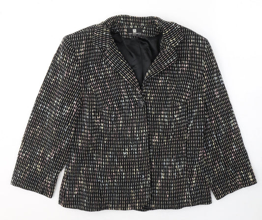 Womens UK Size 14 Paul Separates Black Pea Coat