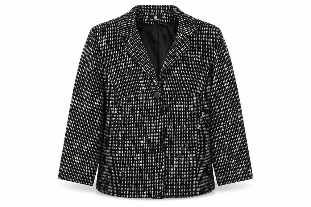 Womens UK Size 14 Paul Separates Black Pea Coat