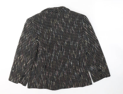 Womens UK Size 14 Paul Separates Black Pea Coat