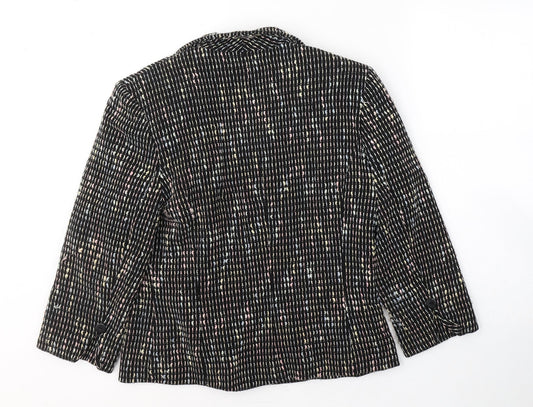 Womens UK Size 14 Paul Separates Black Pea Coat