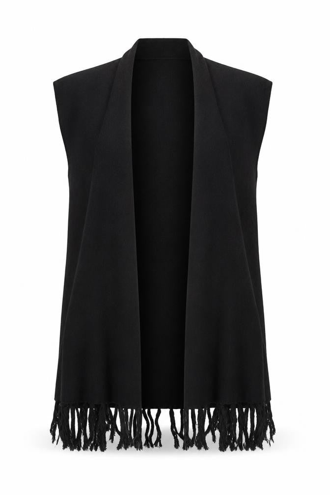 Womens UK Size S Primark Black Gilet
