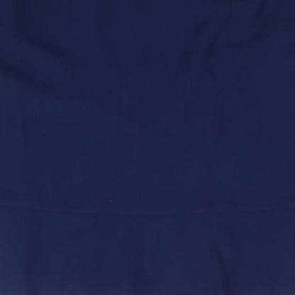 Crealine Womens Blue  Polyester Flare Skirt Size 24   Zip