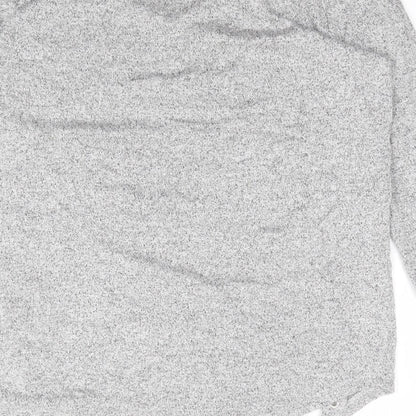 Womens UK Size 12 Papaya Grey Jersey T-Shirt