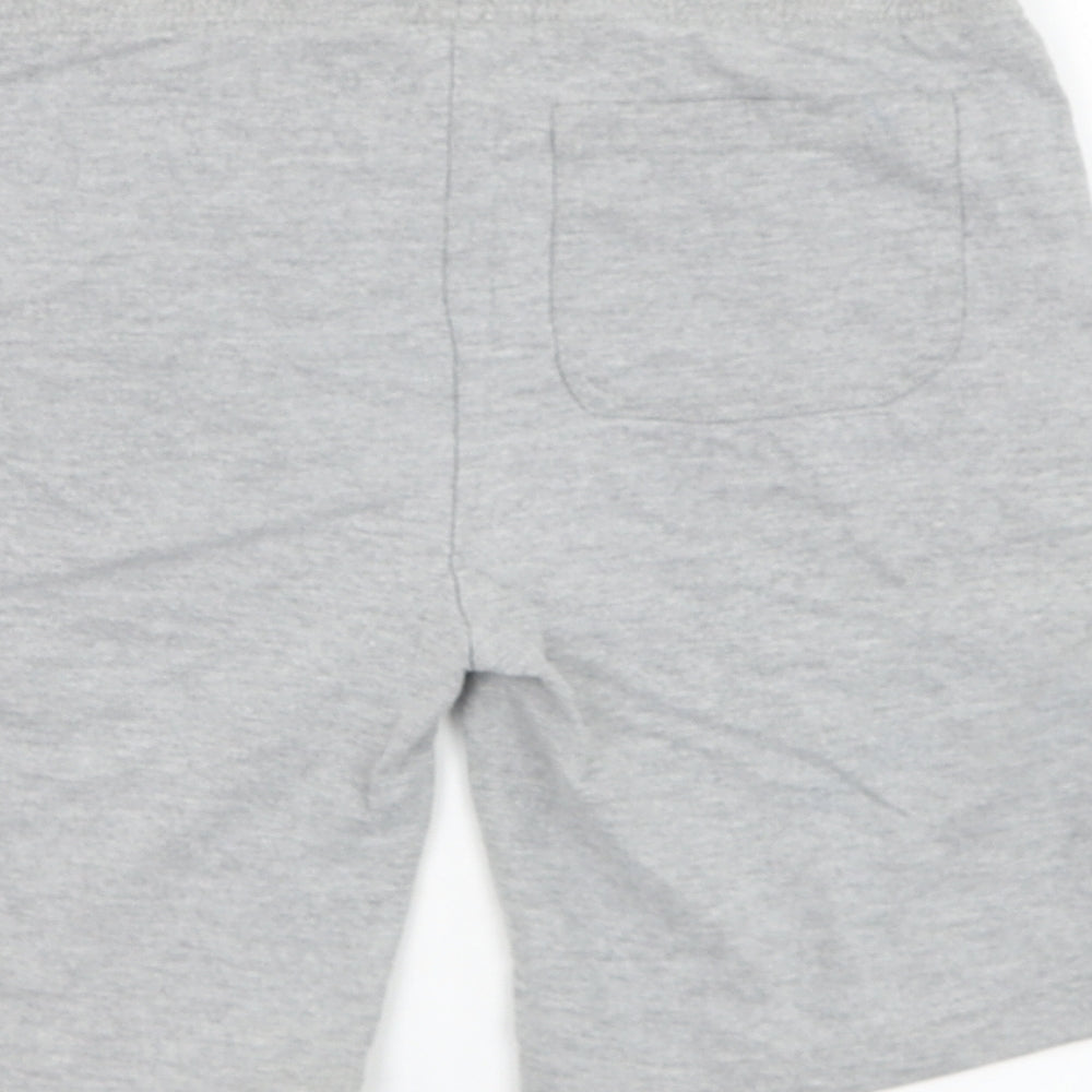 URB65 Boys Grey  Polyester Sweat Shorts Size 9-10 Years  Regular