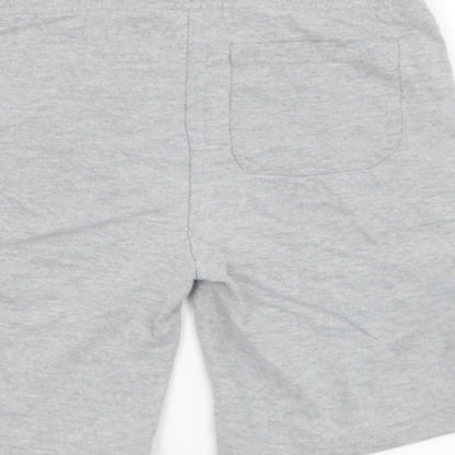 URB65 Boys Grey  Polyester Sweat Shorts Size 9-10 Years  Regular