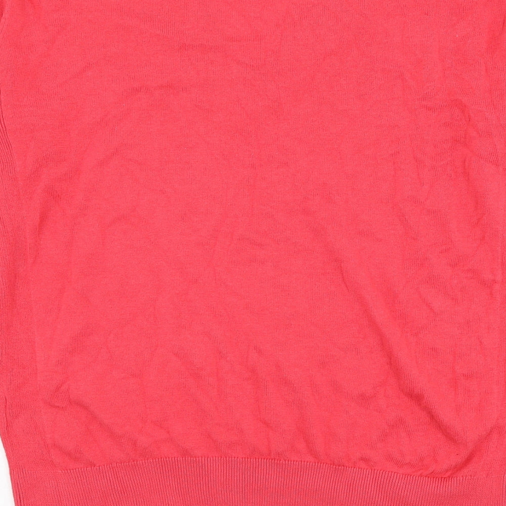 Womens UK Size S Marks and Spencer Pink Pullover Jumper