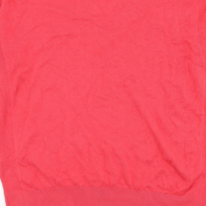 Womens UK Size S Marks and Spencer Pink Pullover Jumper