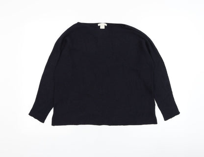 Womens UK Size XS H&M Blue Pullover Jumper
