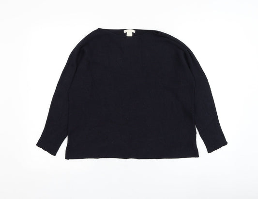 Womens UK Size XS H&M Blue Pullover Jumper