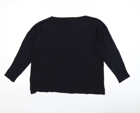 Womens UK Size XS H&M Blue Pullover Jumper