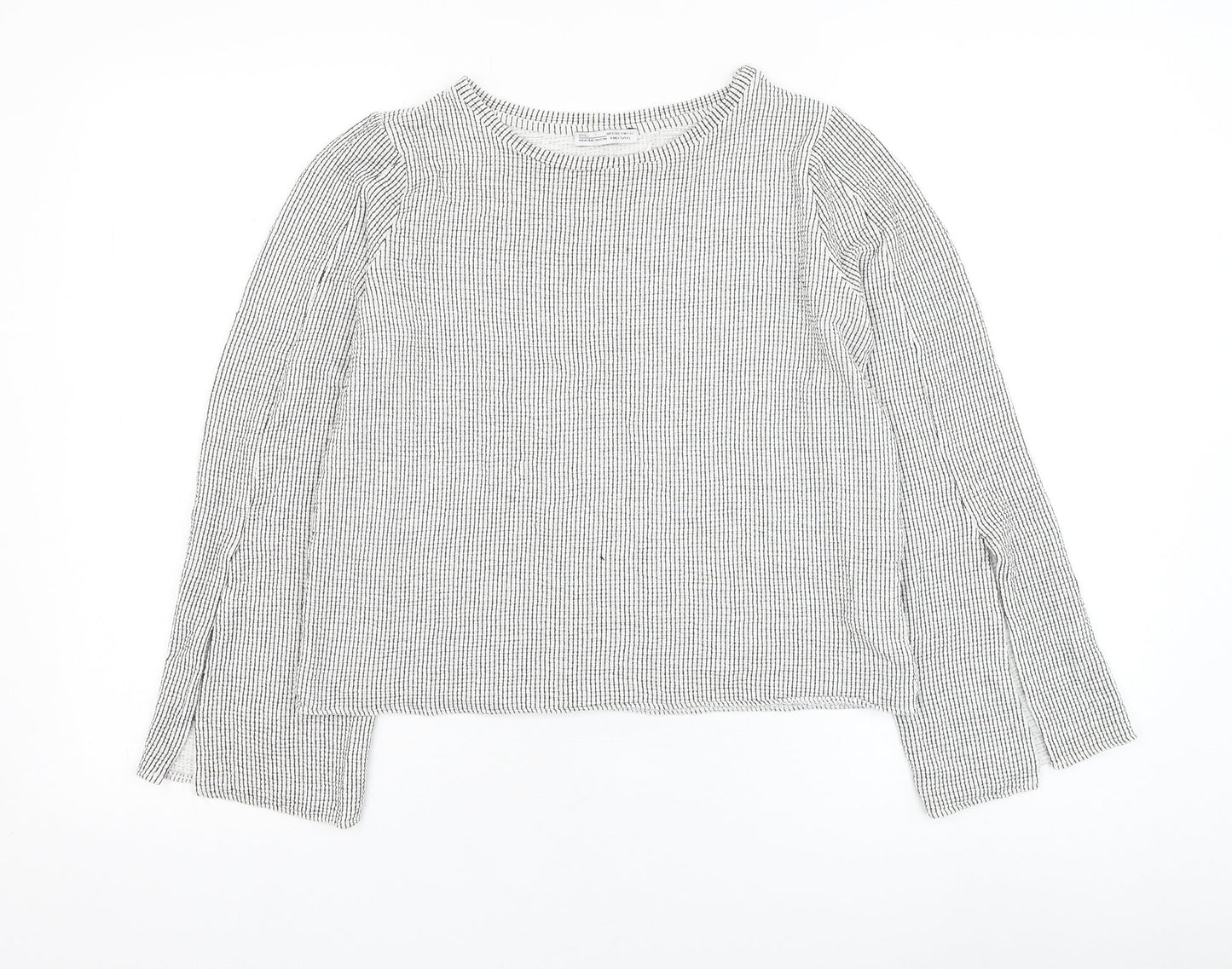 Womens UK Size S Zara White Pullover Jumper