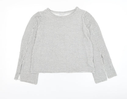 Womens UK Size S Zara White Pullover Jumper