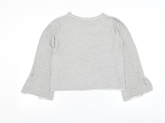 Womens UK Size S Zara White Pullover Jumper