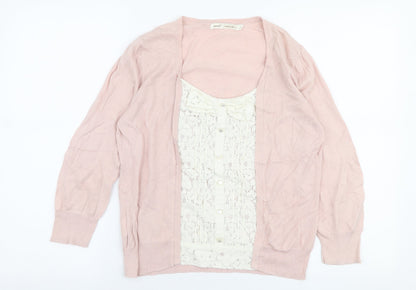 Womens UK Size 14 NEXT Pink Pullover Jumper