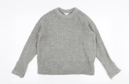 Womens UK Size S H&M Grey Pullover Jumper