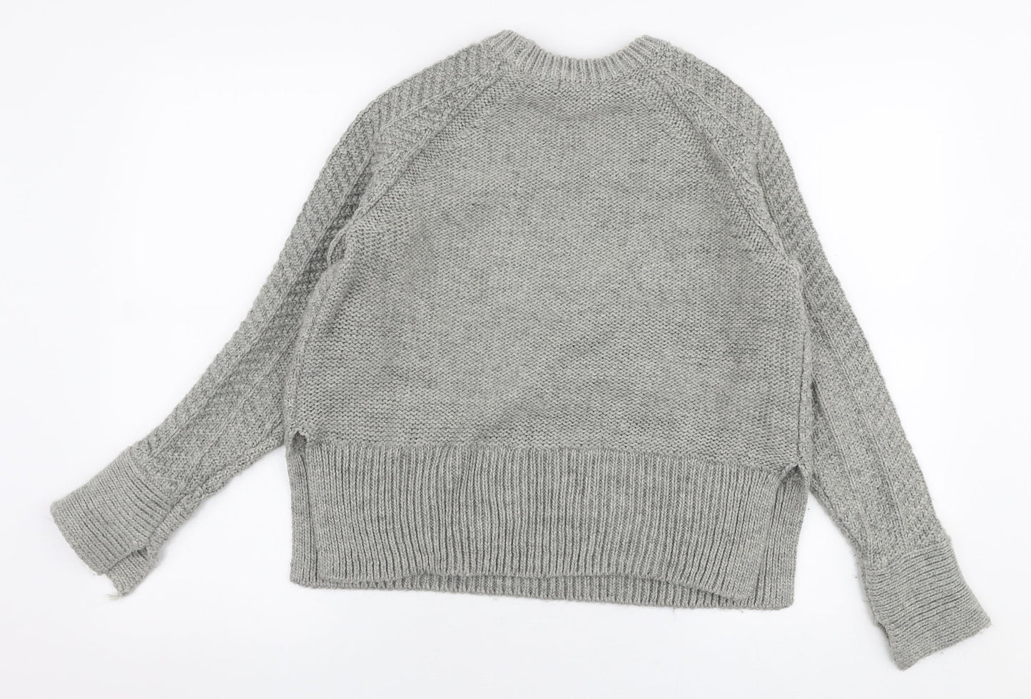 Womens UK Size S H&M Grey Pullover Jumper