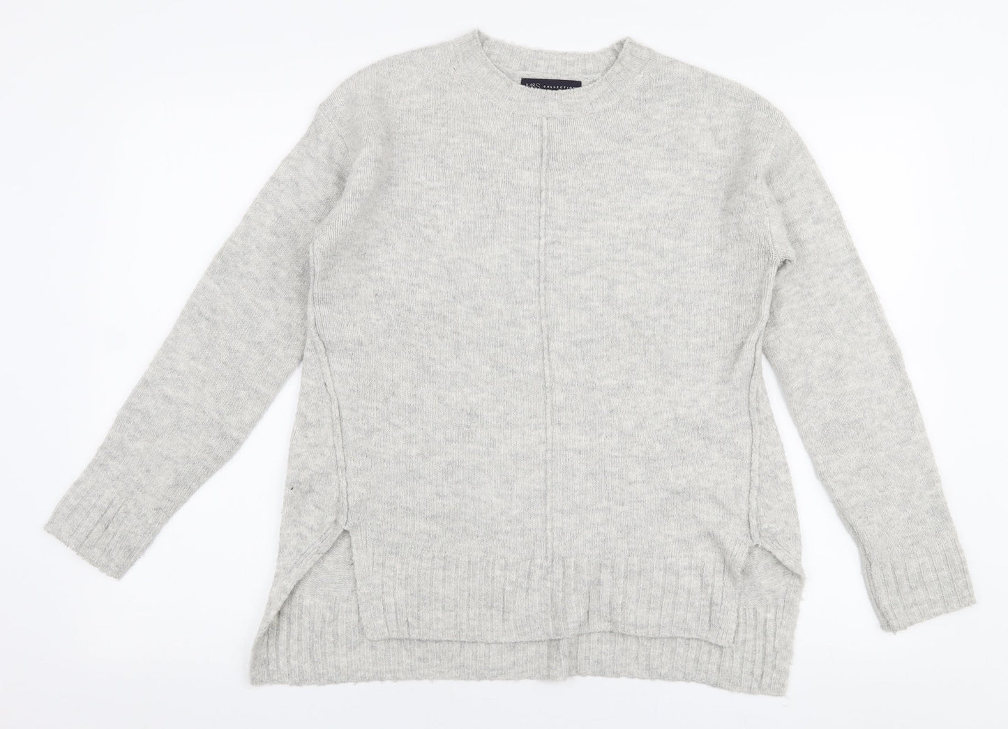Womens UK Size S Marks and Spencer Grey Pullover Jumper