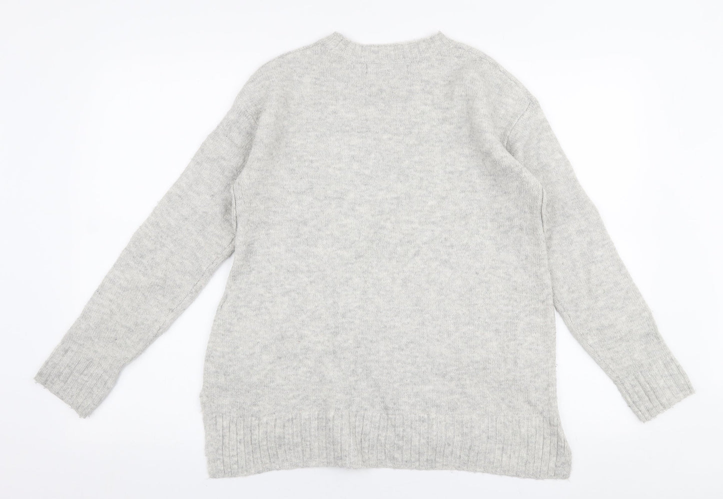 Womens UK Size S Marks and Spencer Grey Pullover Jumper
