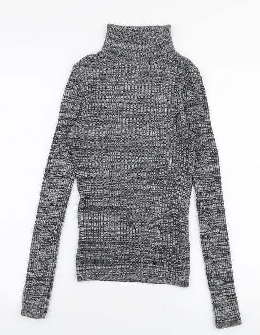 Womens UK Size 8 Topshop Grey Pullover Jumper
