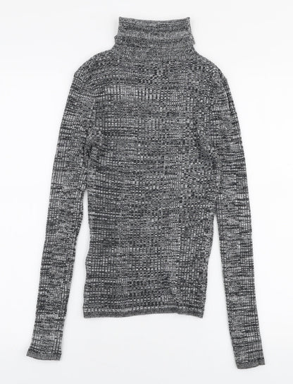 Womens UK Size 8 Topshop Grey Pullover Jumper