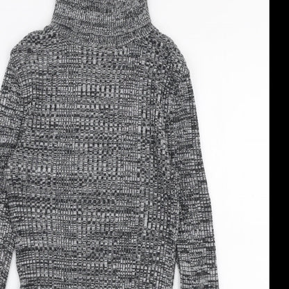 Womens UK Size 8 Topshop Grey Pullover Jumper